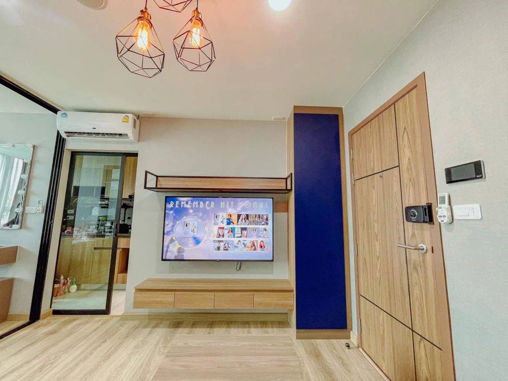 Urgent sale or rent!! Condo The Cube Loft Lat Phrao 107, 2nd floor, for sale with furniture and decorations, ready to move in. Don't miss it!!