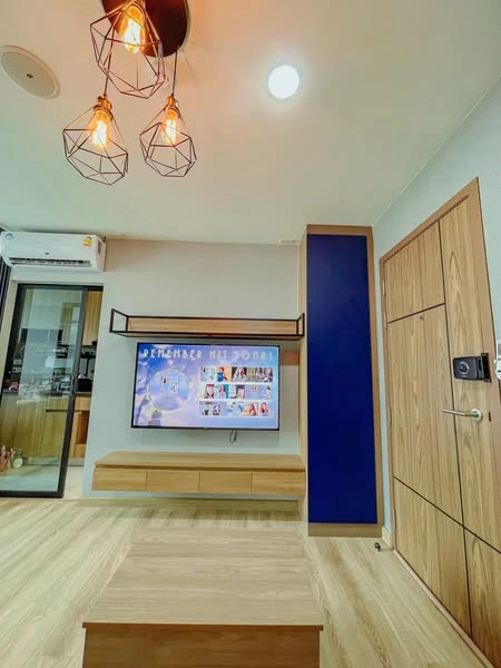 Urgent sale or rent!! Condo The Cube Loft Lat Phrao 107, 2nd floor, for sale with furniture and decorations, ready to move in. Don't miss it!!