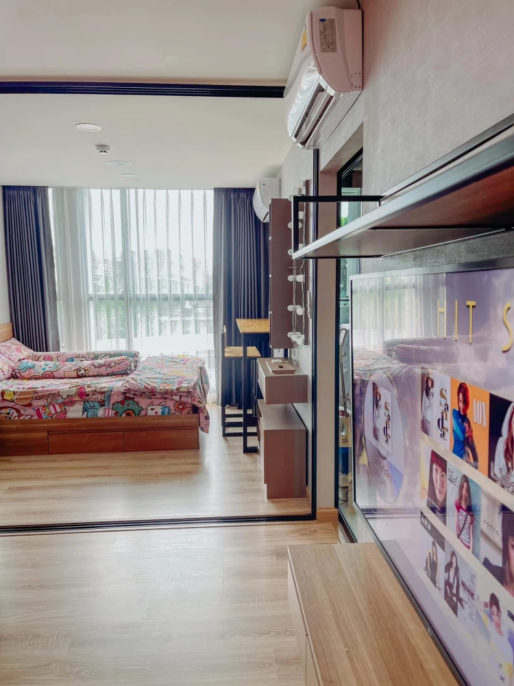 Urgent sale or rent!! Condo The Cube Loft Lat Phrao 107, 2nd floor, for sale with furniture and decorations, ready to move in. Don't miss it!!