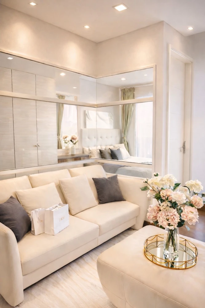 Urgently for rent or sale, Ivy Thonglor Condo, nice room, complete with furniture and electrical appliances. Hurry and reserve now. Don't miss out.
