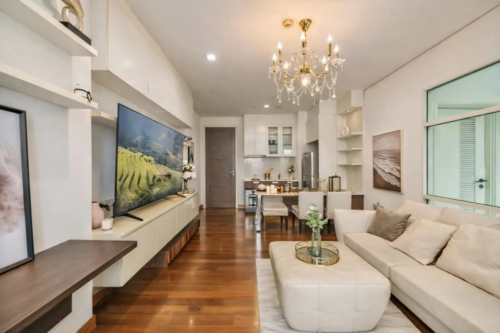 Urgently for rent or sale, Ivy Thonglor Condo, nice room, complete with furniture and electrical appliances. Hurry and reserve now. Don't miss out.