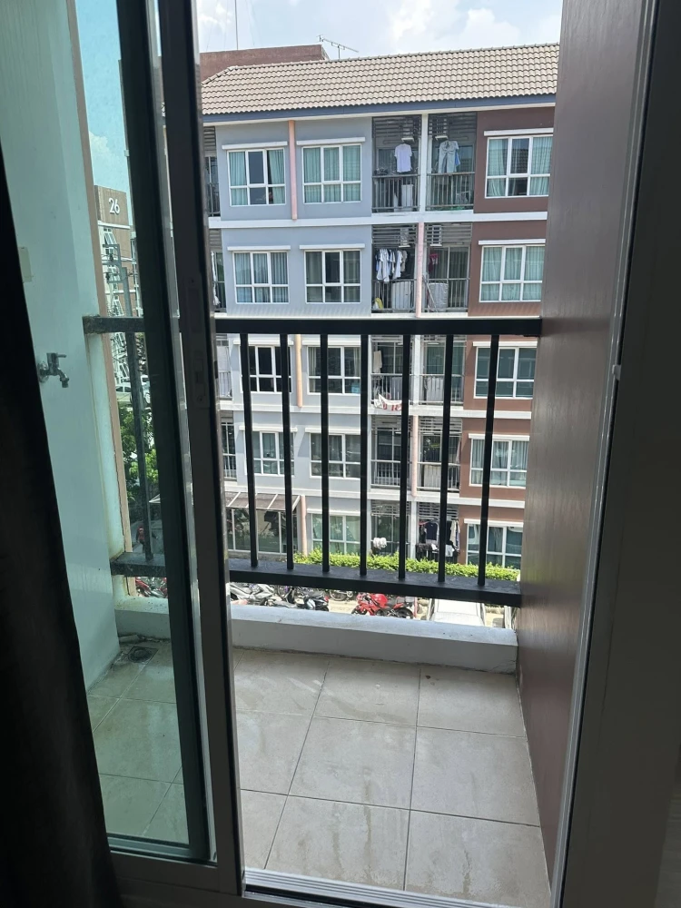 For sale: Miami Bangpu, Studio room, 25 sq.m., Building 16, 4th floor, fully furnished with appliances.