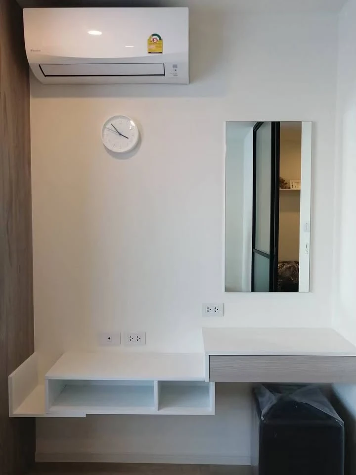 For sale: Icondo Green Space Sukhumvit 77, room with morning sun, no sun in the afternoon, complete with furniture and appliances. Must reserve like t