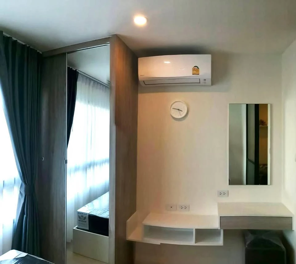 For sale: Icondo Green Space Sukhumvit 77, room with morning sun, no sun in the afternoon, complete with furniture and appliances. Must reserve like t