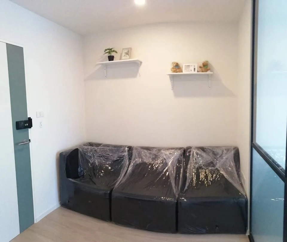 For sale: Icondo Green Space Sukhumvit 77, room with morning sun, no sun in the afternoon, complete with furniture and appliances. Must reserve like t