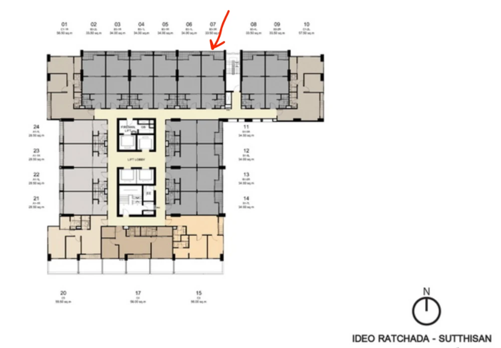 For sale: Ideo Ratchada - Sutthisan, 10th floor, nice room, comes with complete furniture and electrical appliances. Reserve now.