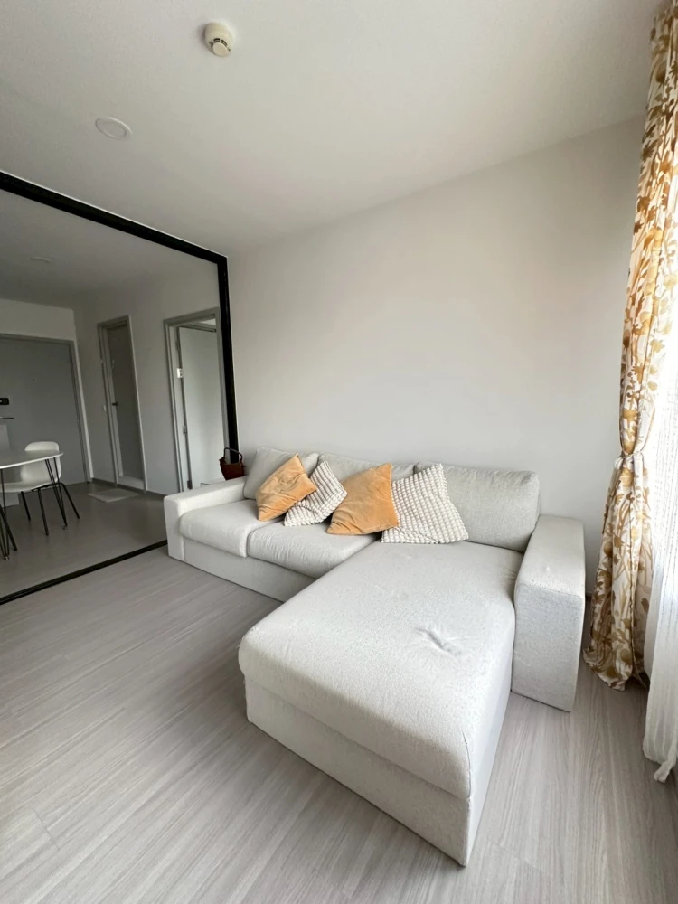 Condo for sale Aspire Sukhumvit-On Nut 2 bedrooms, 6th floor, beautiful view, fully furnished, come and own it.