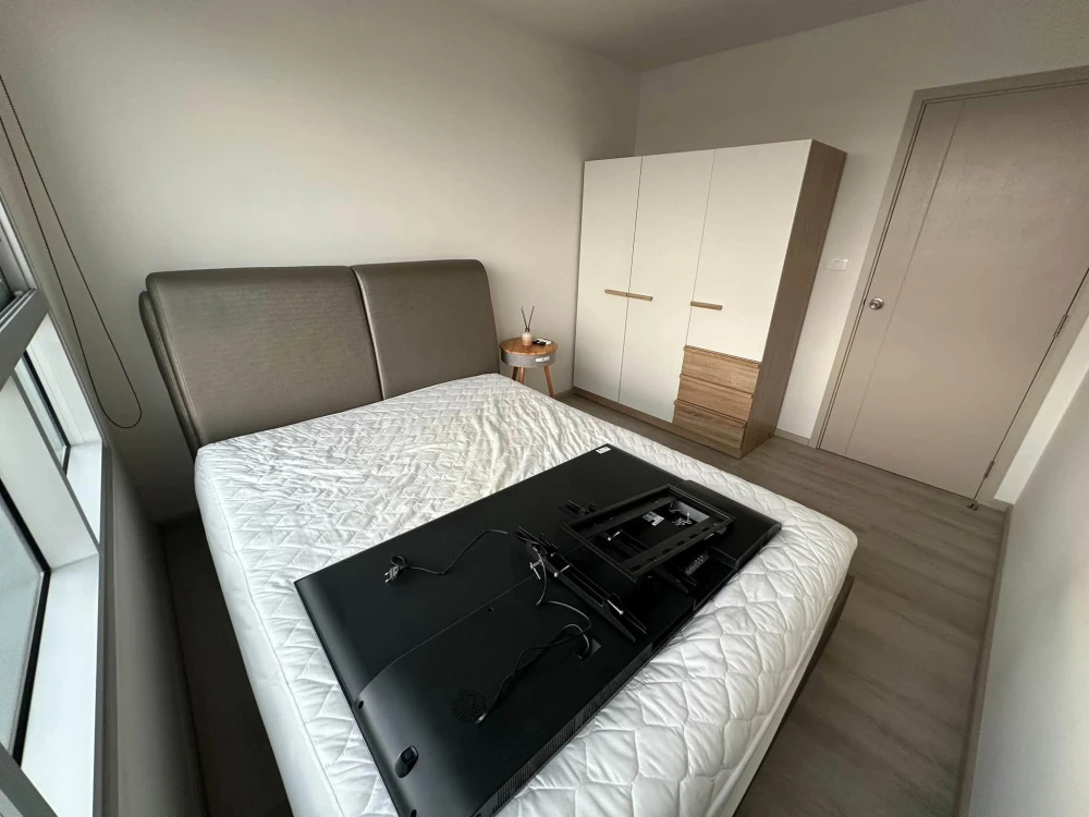 Condo for sale at Ideo Charan 70 - Riverview, 16th floor. Features a separate, enclosed kitchen; comes fully furnished with appliances. Book now!