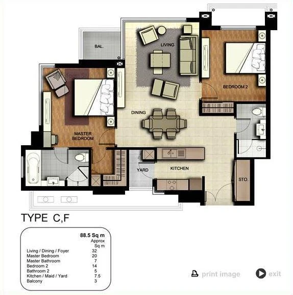 Condo for sale, Manhattan Chidlom, 2 bedrooms, 2 bathrooms, great price, hurry and reserve now.