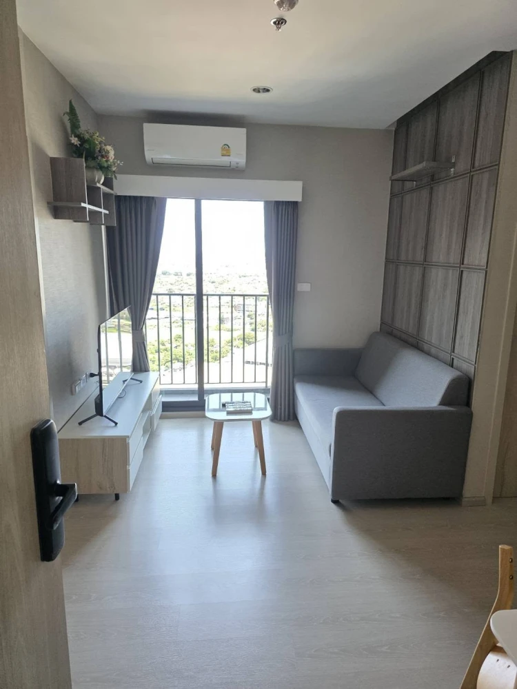 Condo for sale: New Noble Srinakarin – Lasalle, 42nd floor, stunning view, 2 bedrooms, 1 bathroom, fully furnished with built-in furniture and applian