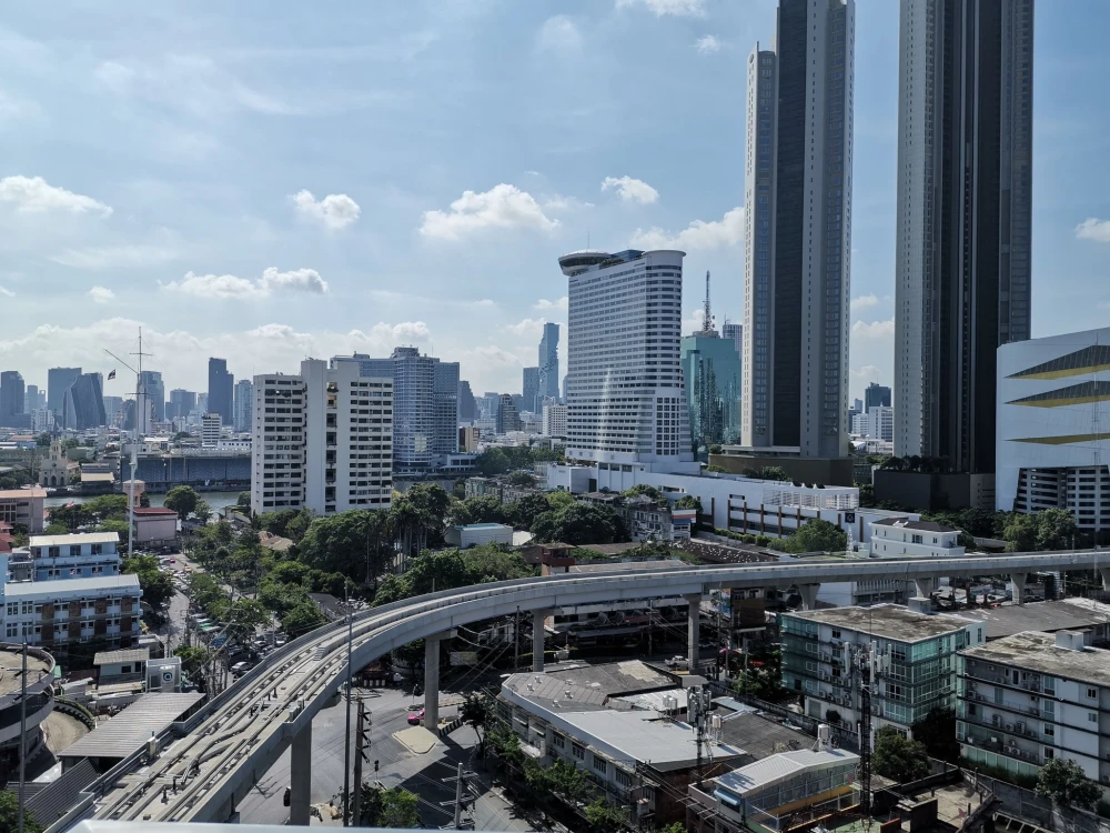Condo for sale, Supalai Premier Charoen Nakhon, 2 bedrooms, 2 bathrooms, corner room, Chao Phraya River view, buy now