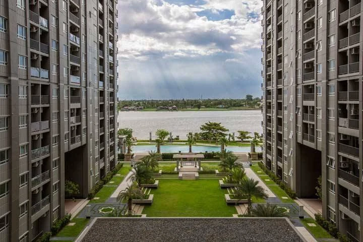 Condo for sale, water bathroom, beautiful room, fully furnished.