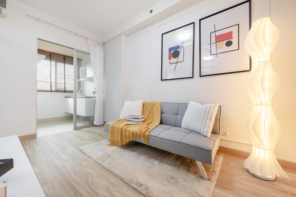 Newly Renovated 1-BR Condo for SALE - Front Building (Building 2, 2nd Floor), Enclosed Kitchen Layout, Fully Furnished Exactly as Shown in Photos, Pri