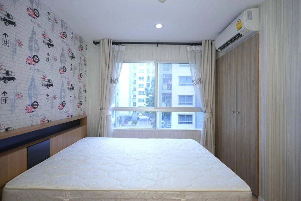 Condo for sale Lumpini Ville On Nut 46, room with good wallpaper, very good price, hurry and reserve now, don't miss out.