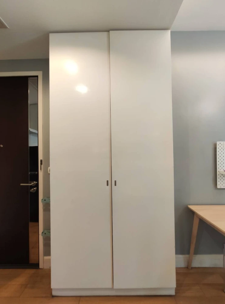 Premium 39.8 sq.m. Condo for SALE - 24th High Floor, North-Facing Balcony (Cool All Day) at Ha Yaek Lat Phrao, Fully Furnished with Impressive Built-i