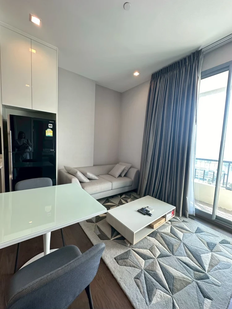 Luxury 38 sq.m. Condo for SALE - 18th High Floor, Fully Furnished & Equipped, 0 Meters to MRT Phetchaburi in the Heart of Asoke CBD | ✨ Q Asoke