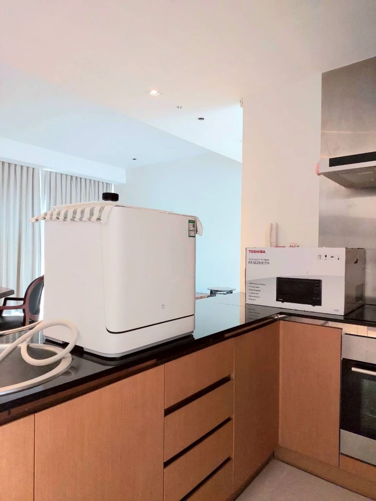 Luxury 127 sq.m. Riverfront Condo for SALE - 25th High Floor (Building A), Fully Furnished with Custom Real Wood Furniture | ✨ The Pano Rama 3