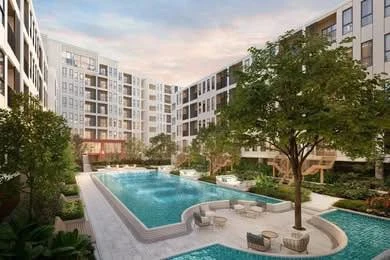 Selling down payment for Aspire Itsaraphap Station, 2nd floor, spacious unit (7.7 meters frontage), near the fitness center. Book now before it's too