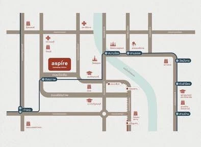 Selling down payment for Aspire Itsaraphap Station, 2nd floor, spacious unit (7.7 meters frontage), near the fitness center. Book now before it's too