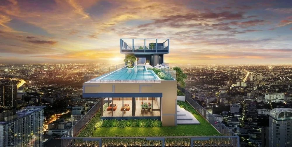Selling down payment Aspire Onnut Station, 14th floor, high view, comes with a very good price, come and reserve now, don't miss out.