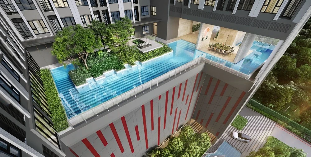 Down payment sale Aspire Sukhumvit - Rama 4, 15th floor, north side, pool view, open, reserve now, urgent.