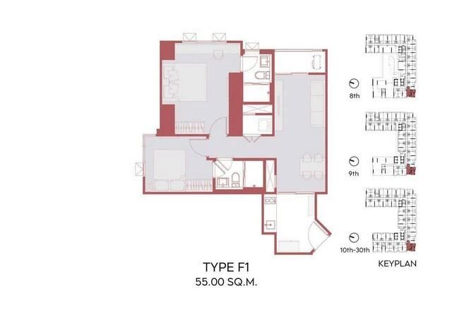 Selling down payment Aspire Sukhumvit - Rama 4, corner room, beautiful view, interested in owning, hurry and reserve now.