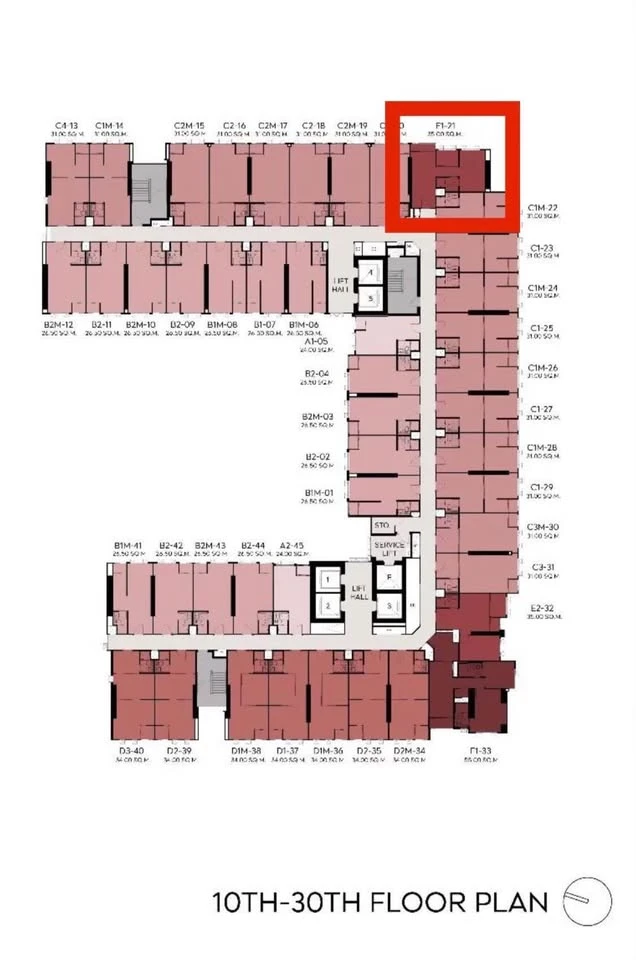 Selling down payment Aspire Sukhumvit - Rama 4, wide front room, not cramped, north facing, city view, not hot sun, not near the garbage room, I must