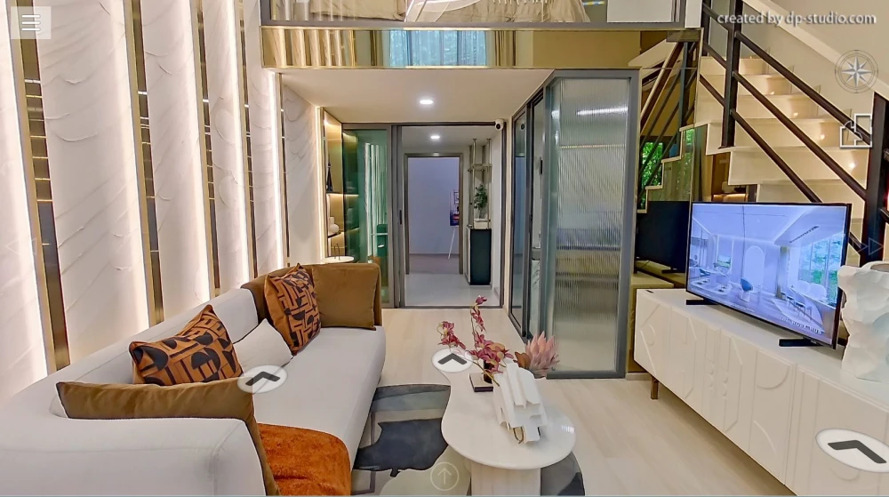 Selling down payment Aspire Vibha-Victory, 2-storey room, next to fire escape, wall attached to adjacent room on one side, reserve now, don't hesitate