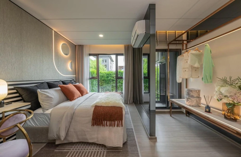 Selling down payment Aspire Sukhumvit - Rama 4, 30th floor, very high, city view, no blocked view, corner room, innermost position, the other side of