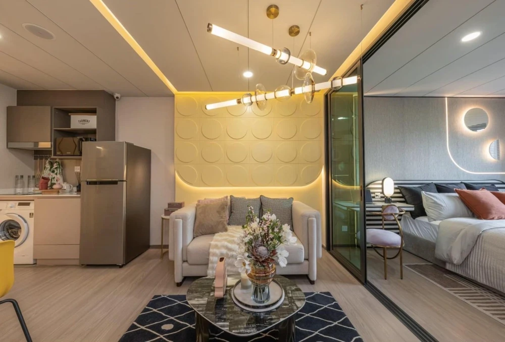 Selling down payment Aspire Sukhumvit - Rama 4, 30th floor, very high, city view, no blocked view, corner room, innermost position, the other side of