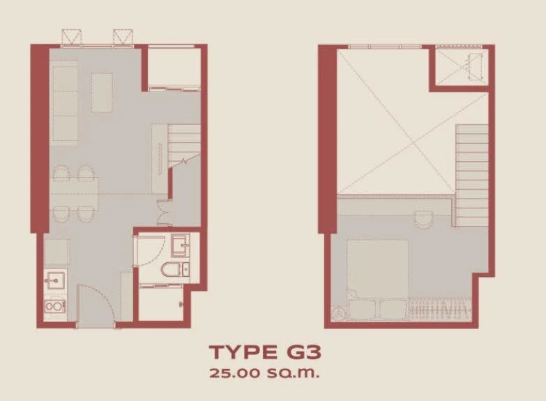 ขายดาวน์ ASPIRE สุขุมวิท-พระราม 4 ห้องดีไซน์พิเศษ Modular Layout Design รูปแบบ VERTIPLEX เพดานสูง รีบมาจอง