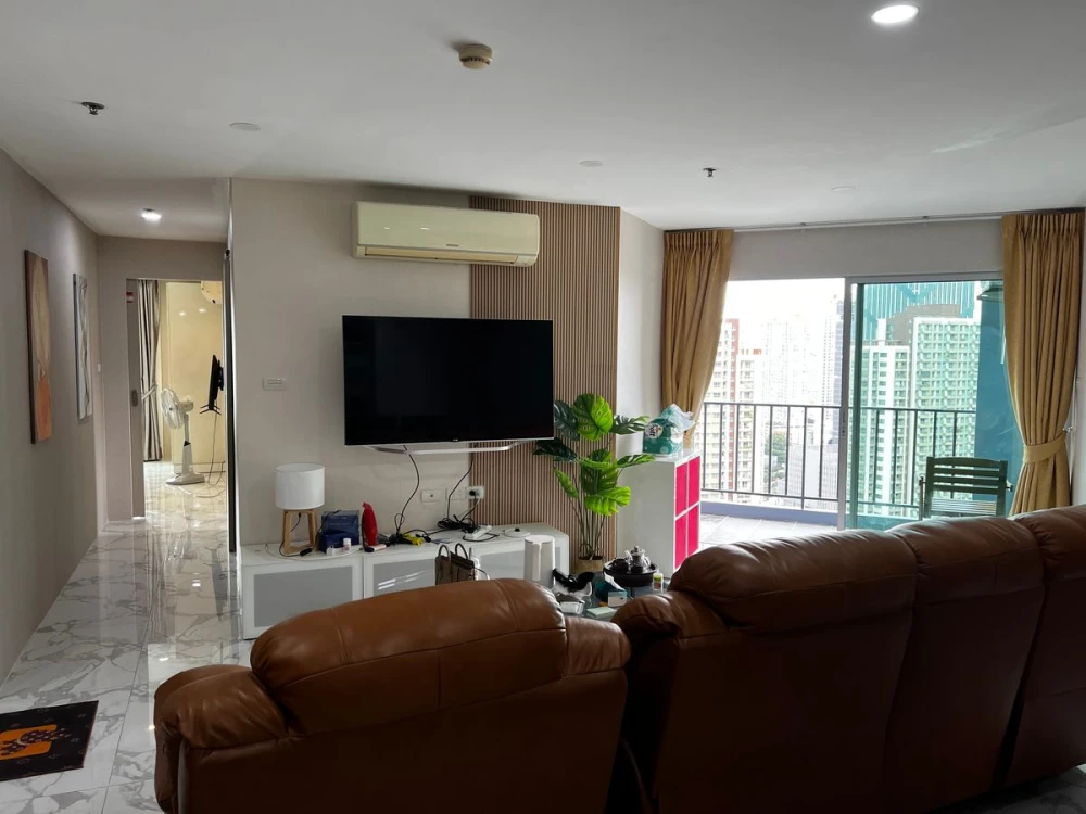 Belle Grand Rama 9 for sale, 22nd floor, nice room, fully furnished, reserve now, hurry!