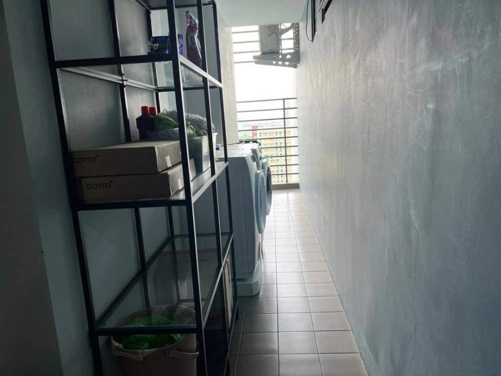 Belle Grand Rama 9 for sale, 22nd floor, nice room, fully furnished, reserve now, hurry!