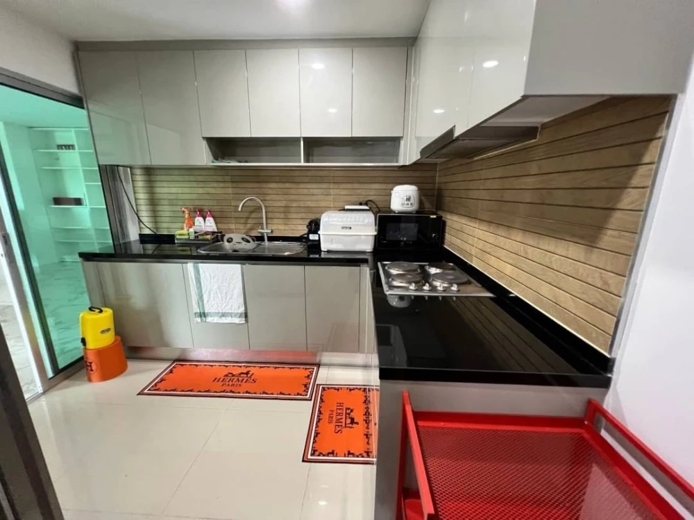 Belle Grand Rama 9 for sale, 22nd floor, nice room, fully furnished, reserve now, hurry!