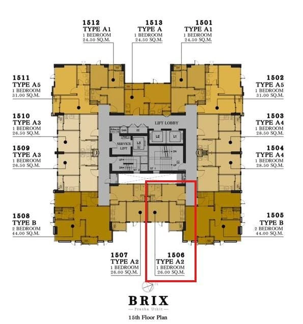Down payment resale at BRIX Pracha Uthit—featuring views of the Rama IX Bridge and the Chao Phraya River at a great price. Snap it up fast! images