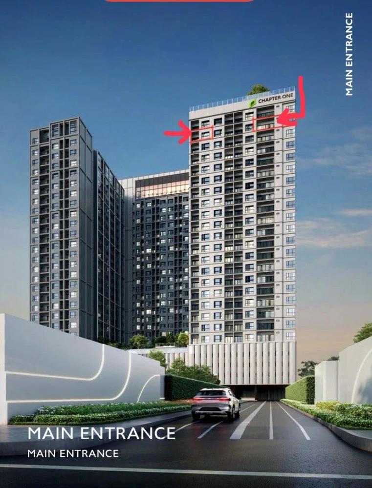 Selling down payment for Chapter One Spark Charan, corner unit for privacy, great location, fully furnished. Book now!
