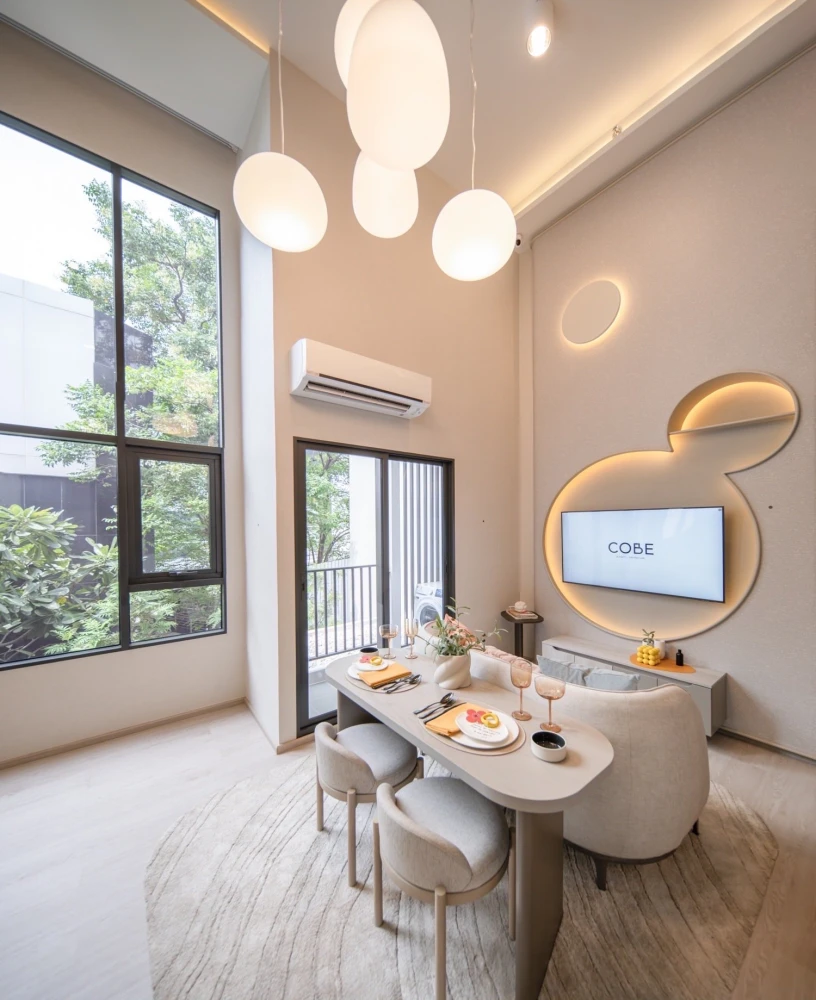 Selling down payment for COBE Kaset-Sripatum, 22nd floor, corner unit. Spacious and airy, feels like home. Buy now! Don't miss this opportunity.