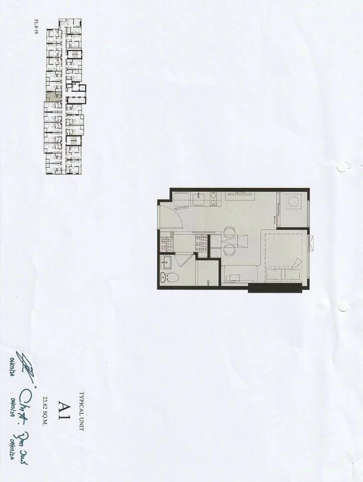 Down payment sale for COBE Kaset Sripatum, studio room, fully furnished and equipped with appliances. Reserve now!