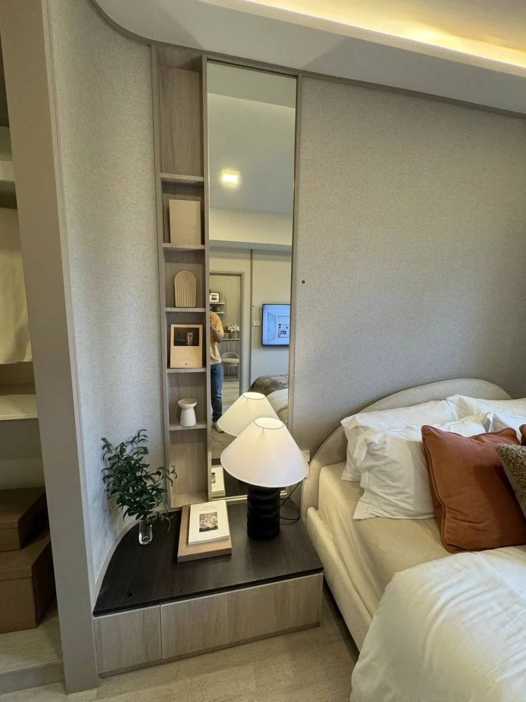 Selling down payment for COBE KASET SRIPATUM, 9th floor, 2 Bedroom unit, very spacious. Book now before it's too late!
