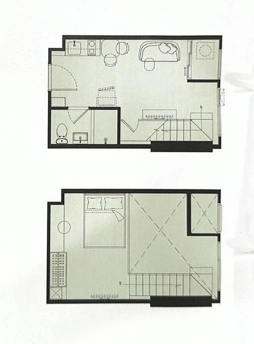 Selling down payment for COBE Kaset Sripatum, high ceiling room, not stuffy, high floor, very good ventilation, hurry and reserve now!