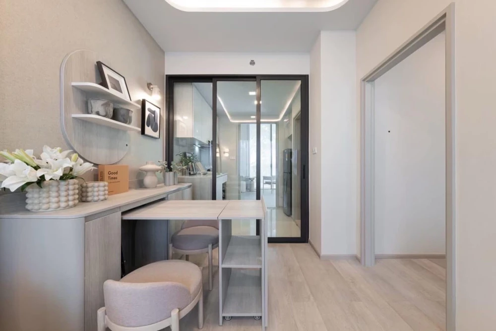 Selling down payment for COBE Ratchada Rama 9, 1 bedroom, 1 bathroom. Fully furnished with excellent facilities. Book now!