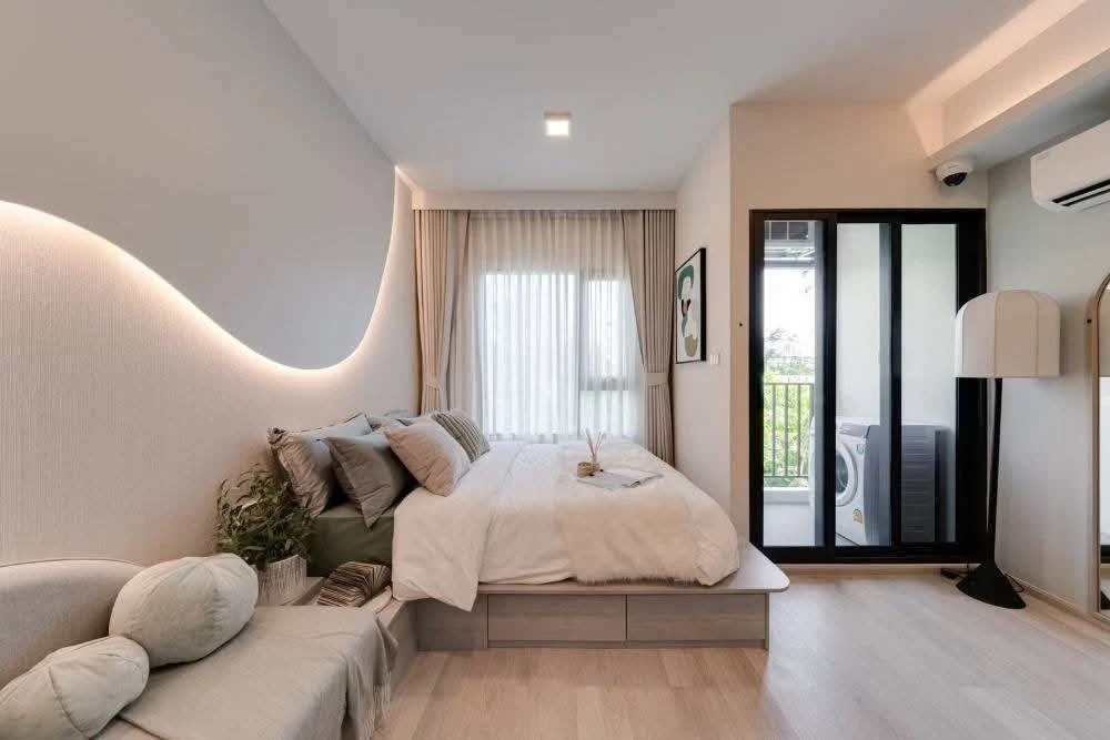 Selling down payment COBE Ratchada Rama 9, 16th floor, good project, great location, complete common area, reserve now, urgently.