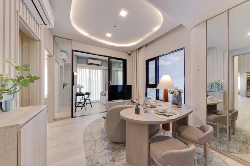 Down payment sale for COBE Ratchada Rama 9, spacious room with plenty of usable space, great common area, complete facilities, reserve now!