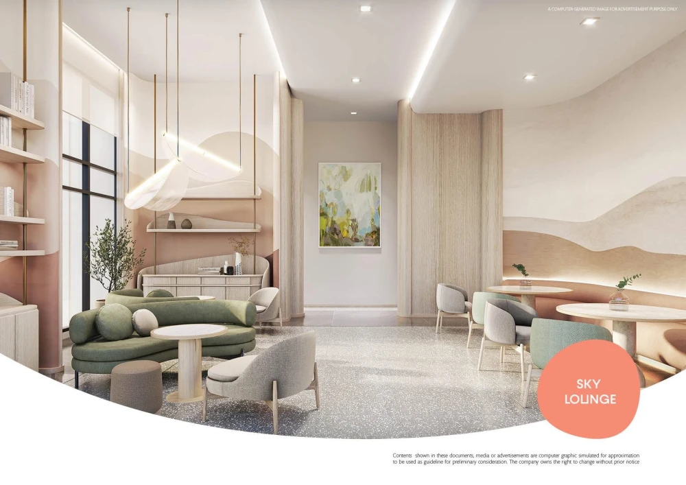 Down payment sale for COBE Ratchada Rama 9, corner room with privacy, good location, comes with complete facilities, don't miss it.