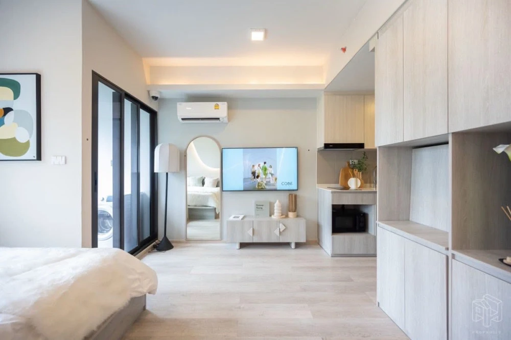 Down payment sale for COBE Ratchada Rama 9, studio room, good location, full facilities, reserve now!