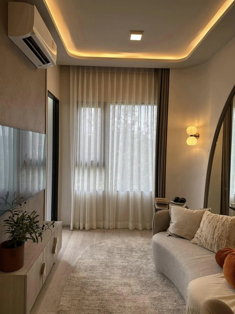 Selling down payment COBE Ratchada-Rama 9, Pet Friendly Building, the only building in the project, few units, privacy, don't miss it.