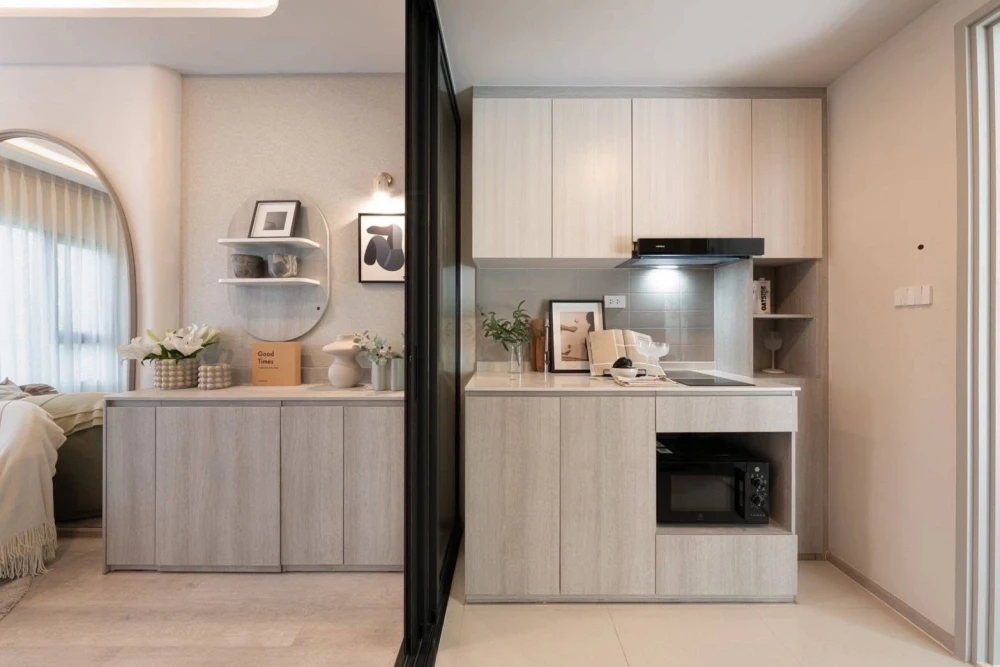 Cobe Ratchada-Rama 9 for sale, private with only 8 units per floor, the only building with a Sky Lounge, must arrange.