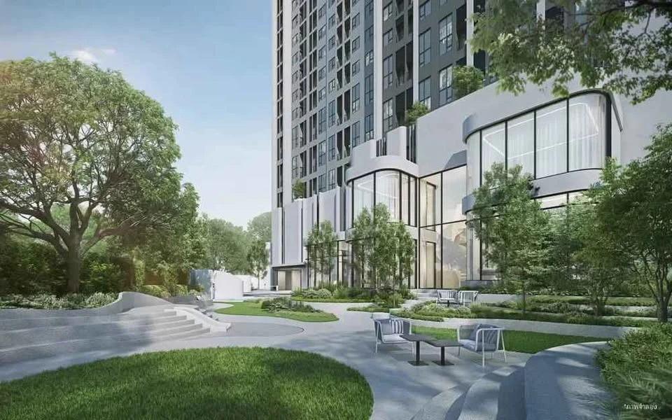 Selling a corner unit at Cobe Kaset-Sri Pathum, 16th floor. It offers a quiet and private atmosphere, perfect for relaxation.