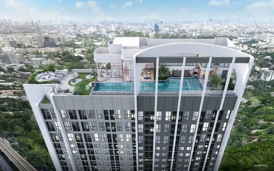 Selling a corner unit at Cobe Kaset-Sri Pathum, 16th floor. It offers a quiet and private atmosphere, perfect for relaxation.