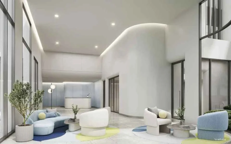 Selling a corner unit at Cobe Kaset-Sri Pathum, 16th floor. It offers a quiet and private atmosphere, perfect for relaxation.